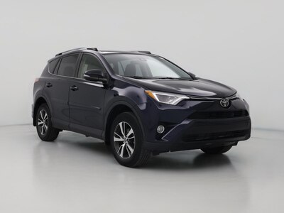 Blue 2017 Toyota RAV4 XLE