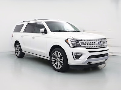 White 2020 Ford Expedition Max Platinum