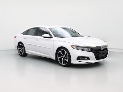 White 2019 Honda Accord Sport
