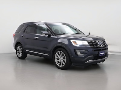 Blue 2017 Ford Explorer Limited