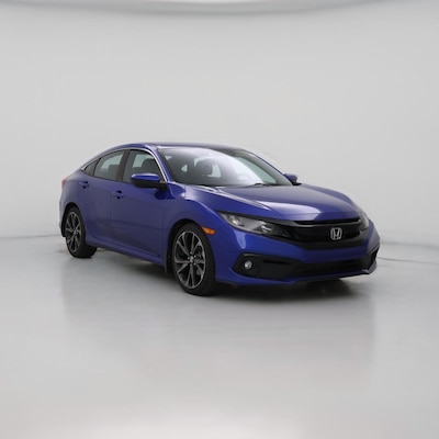 Blue 2021 Honda Civic Sport