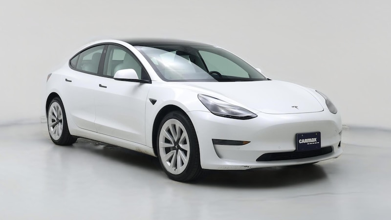 2022 Tesla Model 3 Long Range Hero Image