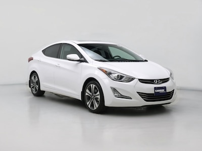 White 2015 Hyundai Elantra Sport