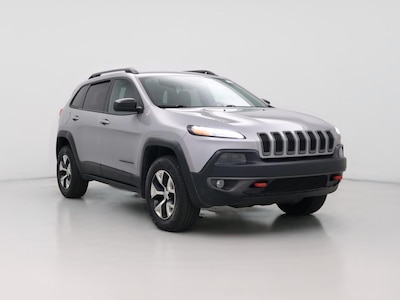 Silver 2015 Jeep Cherokee Trailhawk