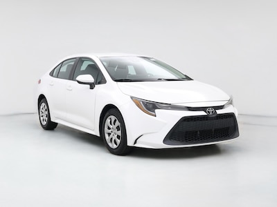 White 2021 Toyota Corolla LE