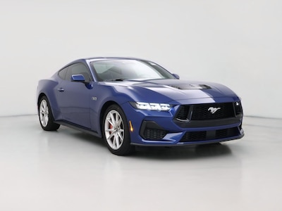 Blue 2024 Ford Mustang GT Premium