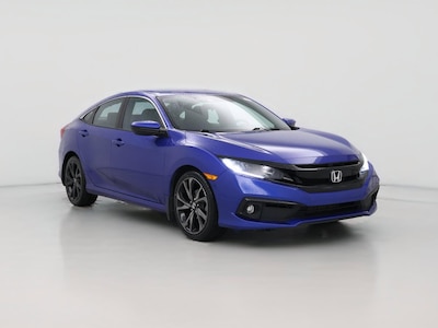 Blue 2019 Honda Civic Sport