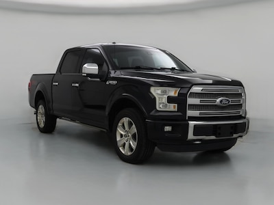 Black 2016 Ford F150 Platinum