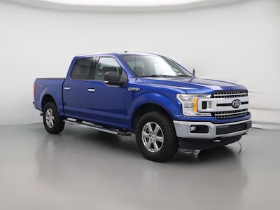 Blue 2018 Ford F150 XLT