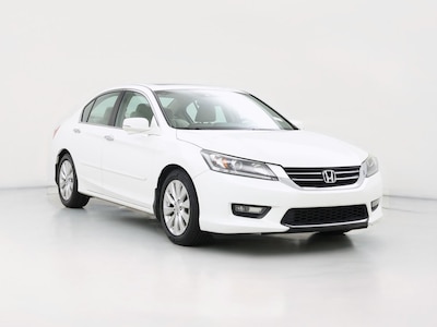 White 2015 Honda Accord EX-L