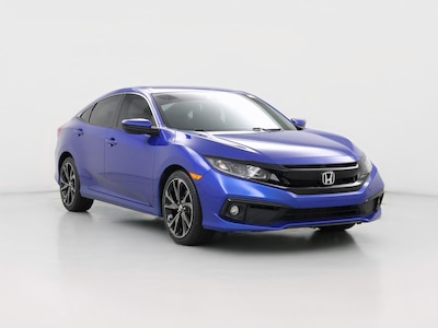 Blue 2021 Honda Civic Sport
