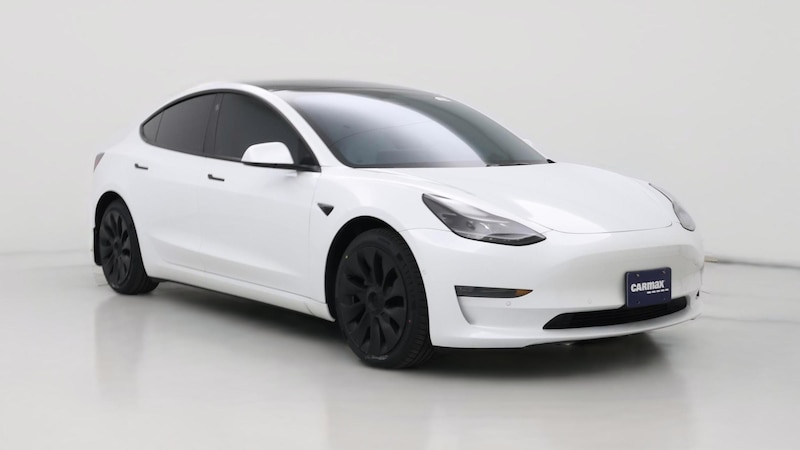 2022 Tesla Model 3 Long Range Hero Image