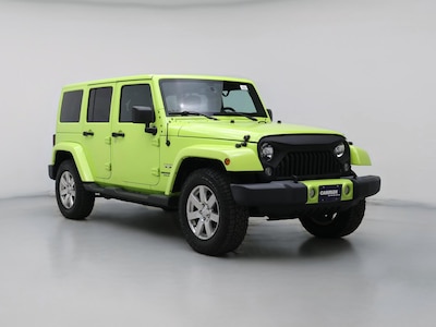 Green 2016 Jeep Wrangler Unlimited Sahara