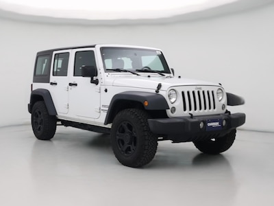 White 2015 Jeep Wrangler Unlimited Sport