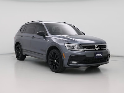 Gray 2021 Volkswagen Tiguan SE R-Line Black