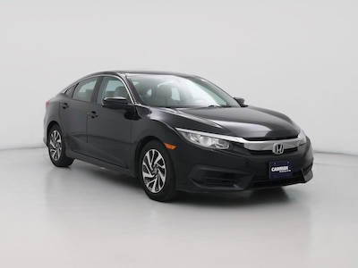 Black 2016 Honda Civic EX