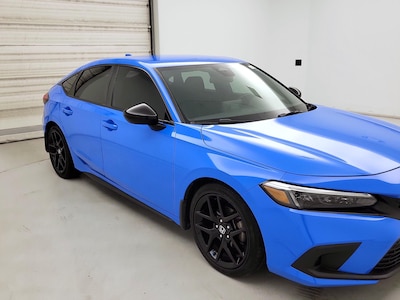Blue 2022 Honda Civic Sport