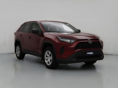 Red 2022 Toyota RAV4 LE