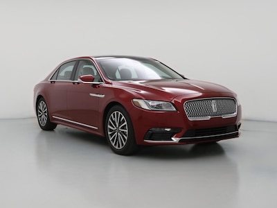 Red 2017 Lincoln Continental Select