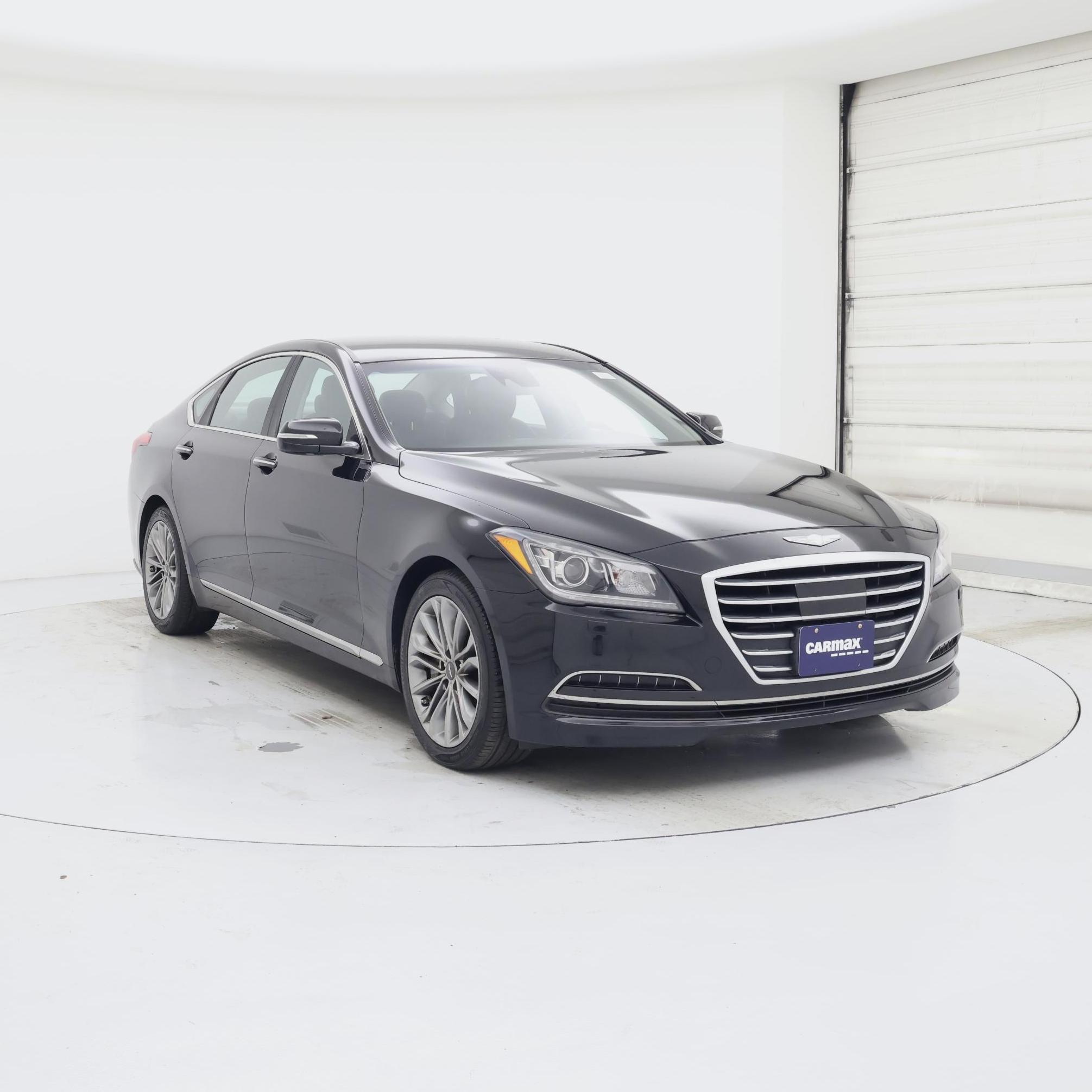 Black 2017 Genesis G80 Sedan  Automatic