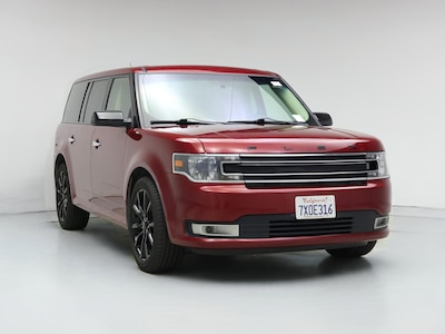 Red 2017 Ford Flex SEL