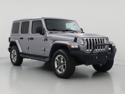 Gray 2018 Jeep Wrangler Unlimited Sahara