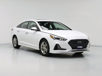 White 2018 Hyundai Sonata Limited