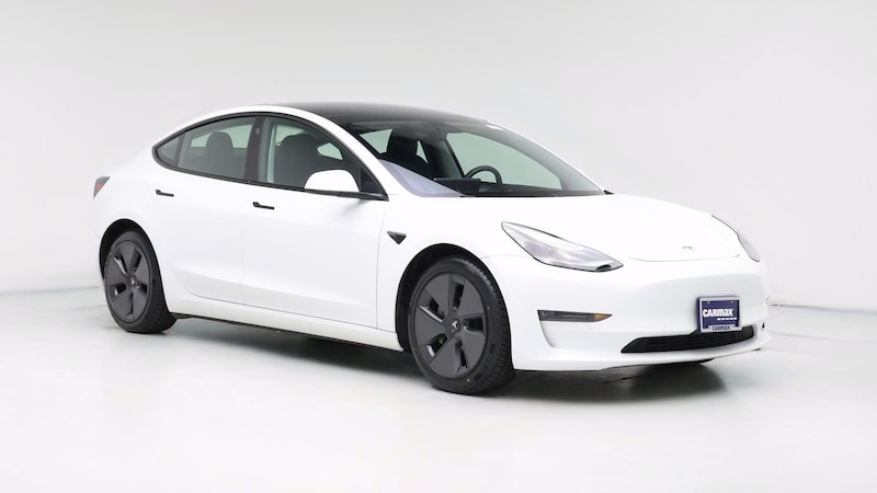 2021 Tesla Model 3 Long Range Hero Image