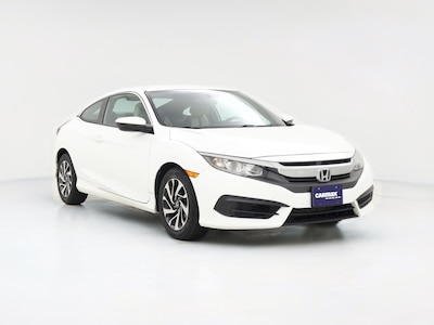 White 2018 Honda Civic LX