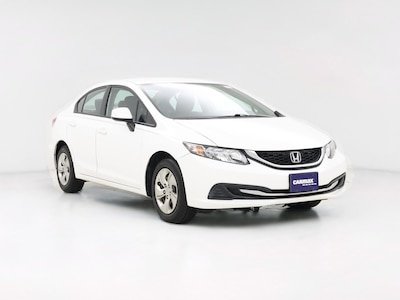 White 2013 Honda Civic LX
