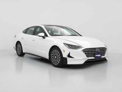 White 2023 Hyundai Sonata Hybrid Limited