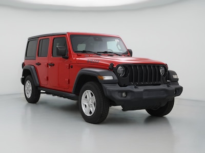 Red 2021 Jeep Wrangler Unlimited Willys