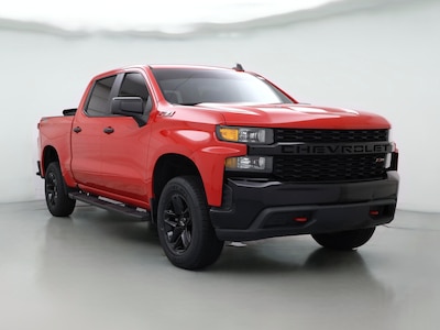 Red 2021 Chevrolet Silverado 1500 Custom Trail Boss