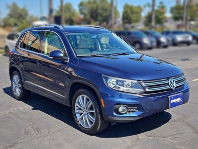 Blue 2015 Volkswagen Tiguan SE