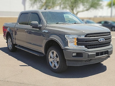 Gray 2018 Ford F150 Lariat