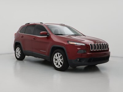 Red 2015 Jeep Cherokee Latitude