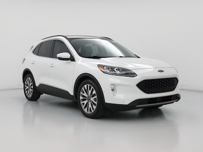 White 2020 Ford Escape Hybrid Titanium
