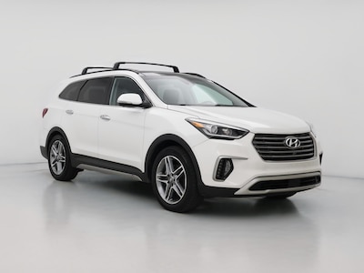 White 2017 Hyundai Santa Fe Limited Ultimate