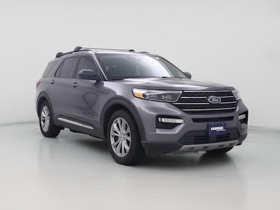 Silver 2021 Ford Explorer XLT
