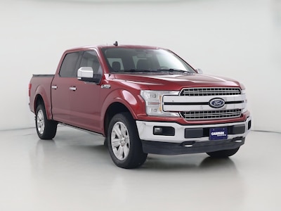 Red 2019 Ford F150 Lariat