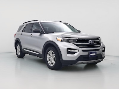 Silver 2021 Ford Explorer XLT