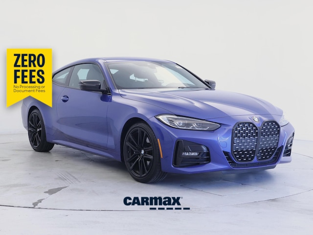 Blue 2021 BMW 4 Series Coupe All-Wheel Drive Automatic