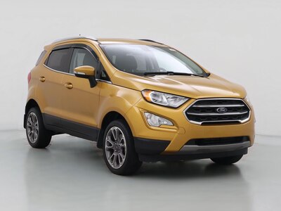 Orange 2021 Ford EcoSport Titanium