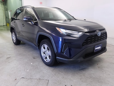 Blue 2022 Toyota RAV4 Hybrid XLE