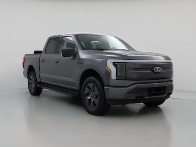 Gray 2023 Ford F150 Lightning XLT