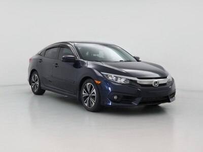 Blue 2017 Honda Civic EX-L