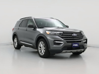 Gray 2021 Ford Explorer XLT