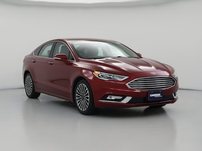 Red 2017 Ford Fusion SE
