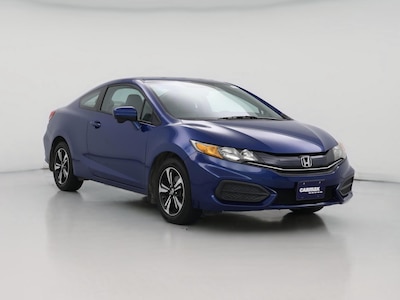 Blue 2015 Honda Civic EX