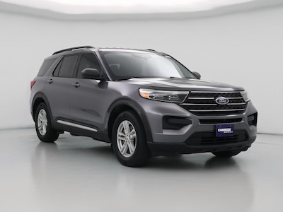 Gray 2021 Ford Explorer XLT